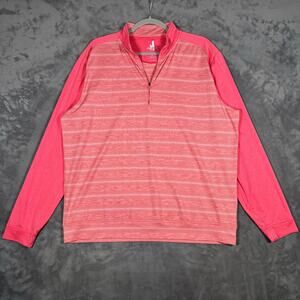 Johnnie-O “Bert” Performance 1/4 Zip Pullover – Taffy Pink – Men’s L